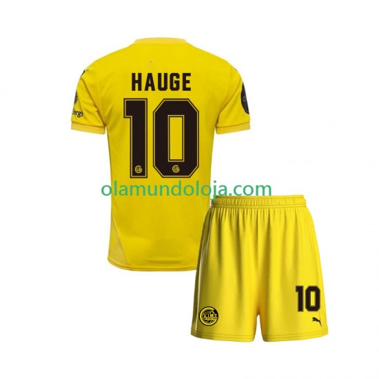 Camisola FK Bodø/Glimt Jens Petter Hauge 10 Criança Equipamento Primeiro 2025 Manga Curta
